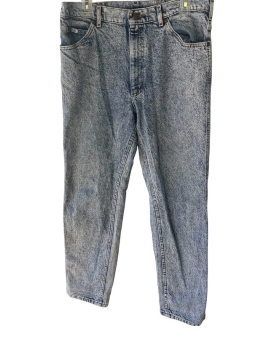 Vintage Lee jeans brown tab  Men's acid wash Denim Jeans 36x32